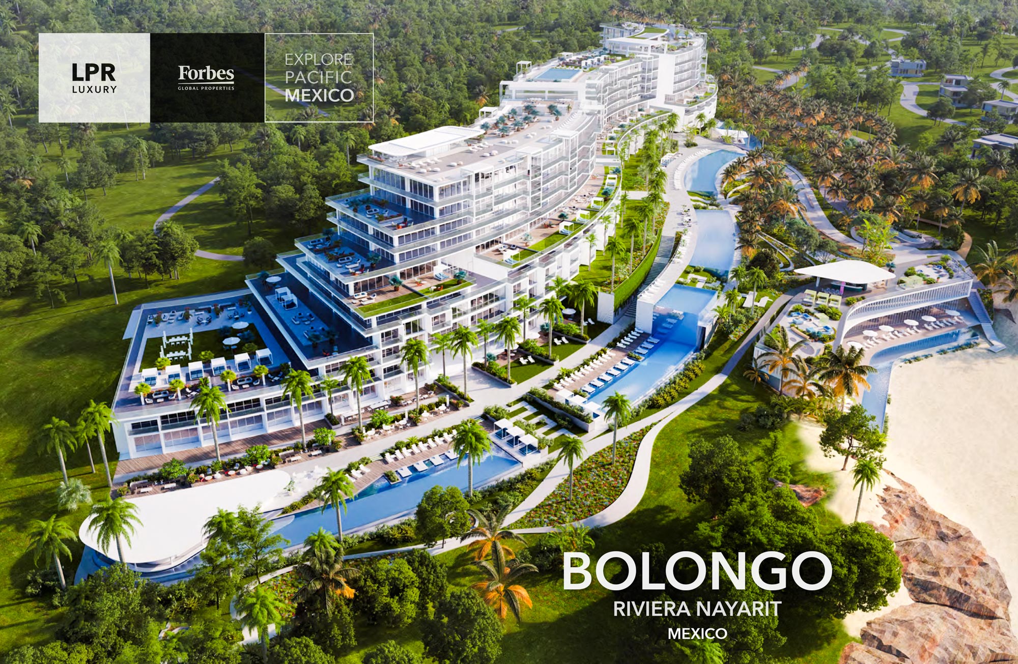 Phase 3 at Bolongo - Punta de Mita beachfront condos and villas - Riviera Nayairt - North shore Puerto Vallarta real estate in Mexico